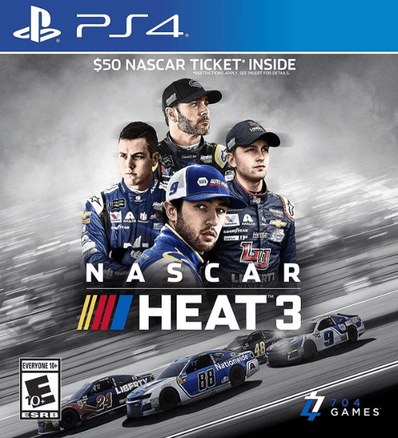 NASCAR Heat 4 box art for Playstation 4